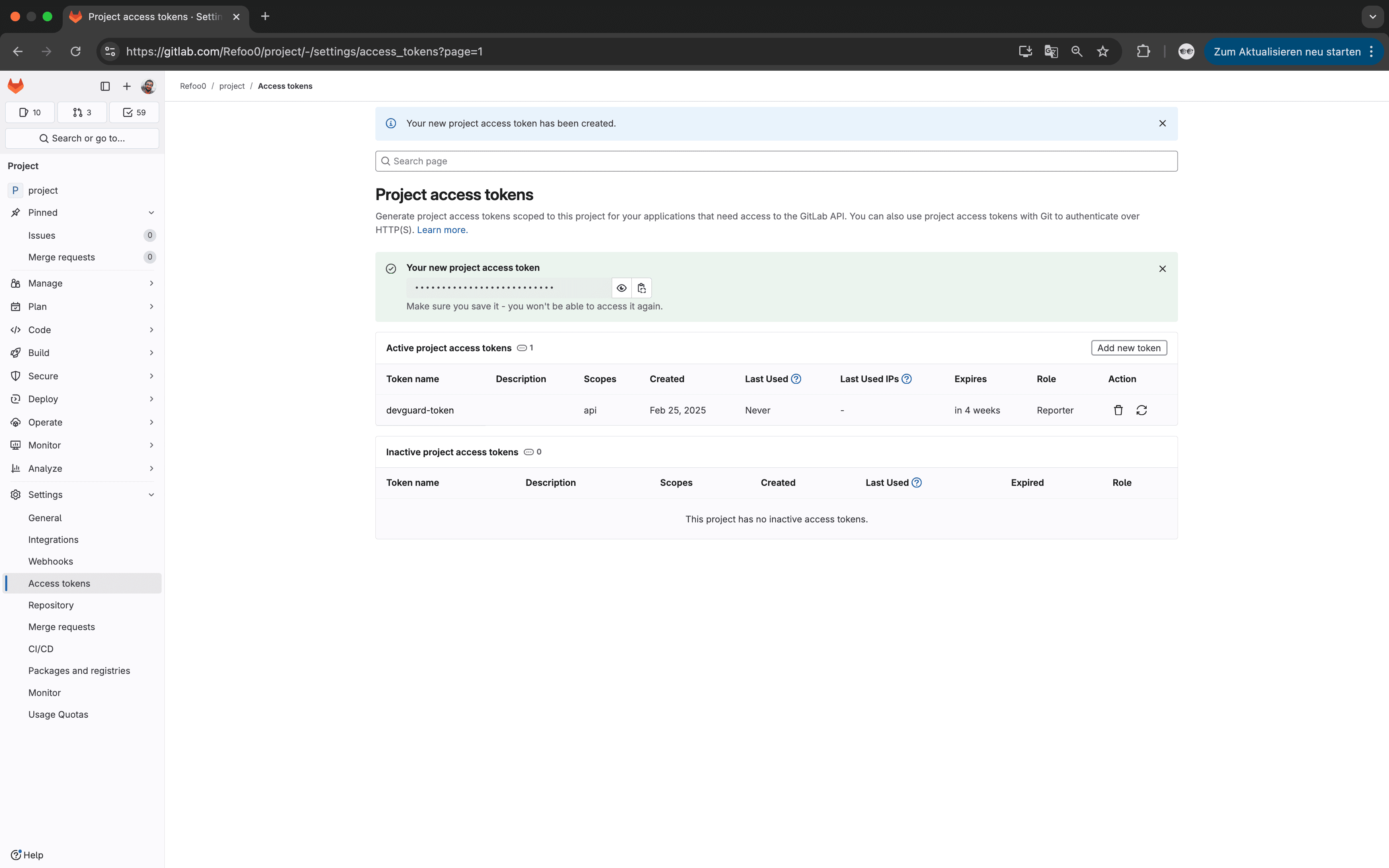 Go to Organization Settings