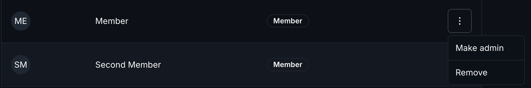 Manage Role