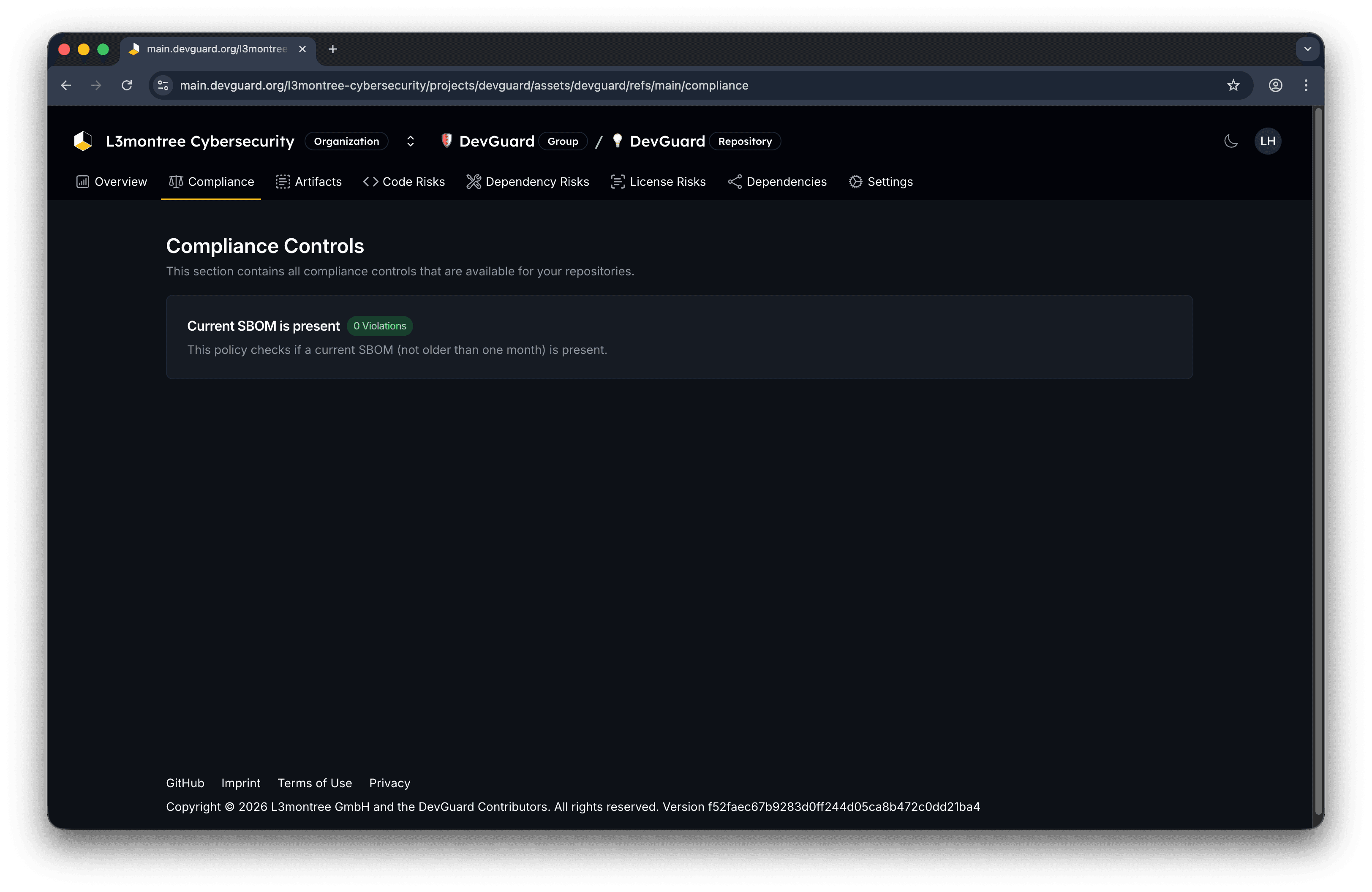 Repository Compliance Dashboard
